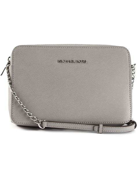 michael kors black and gray purse|michael kors gray crossbody.